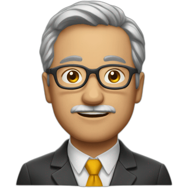 Profesor calvo emoji