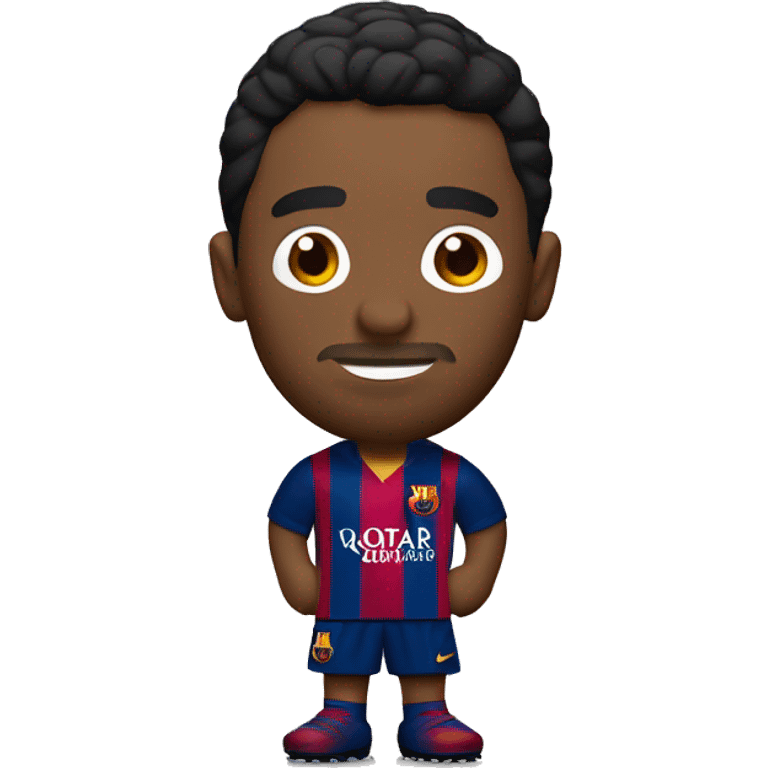 FC Barcelona vinyl player emoji