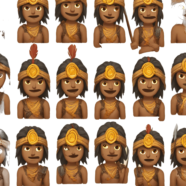 Indian warriors  emoji