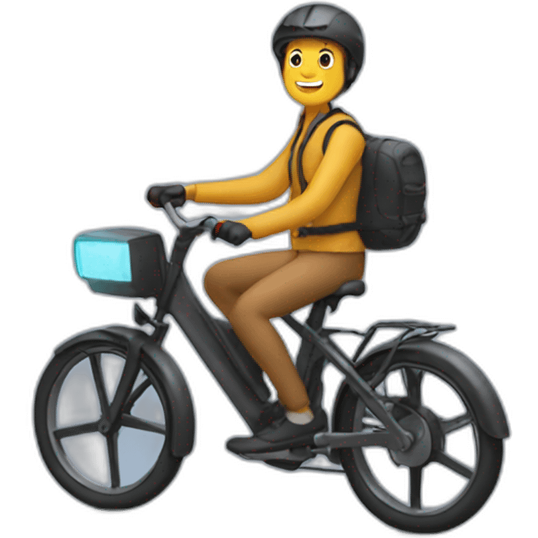 Person on a ebike emoji