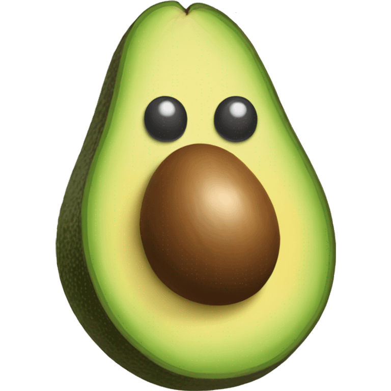 Avocado with a yellow heart emoji