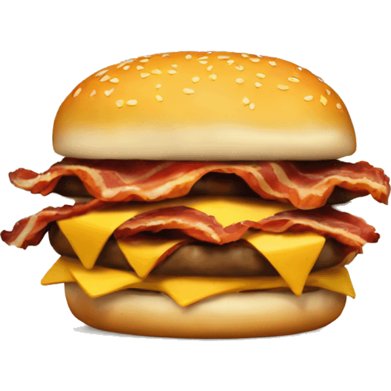 Bacon cheeseburger  emoji