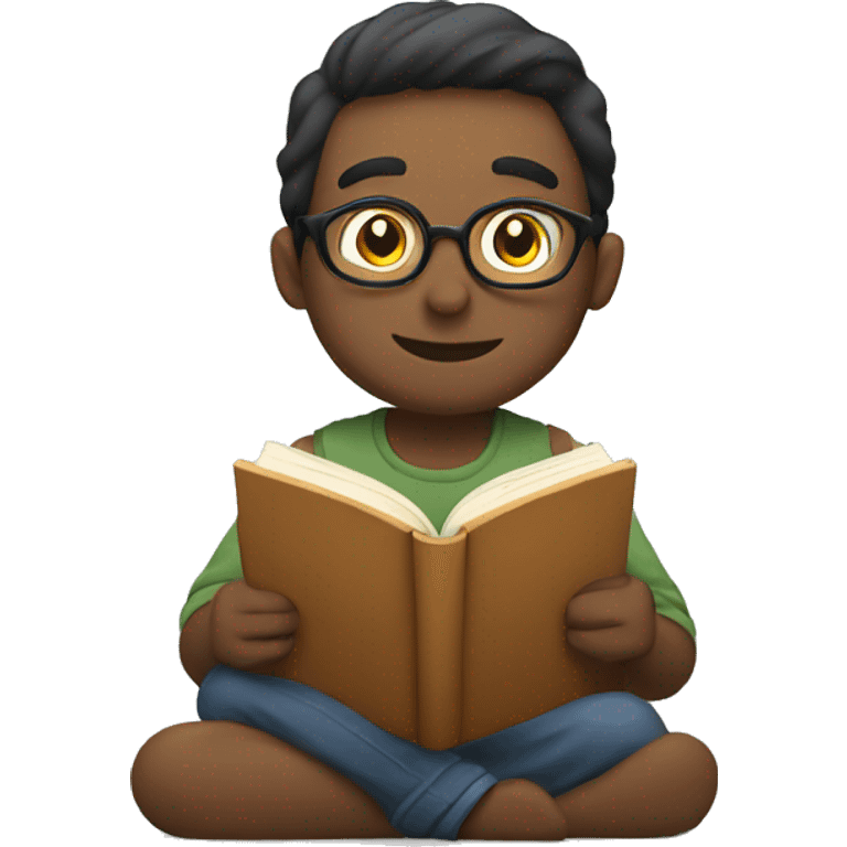 Reading book emoji