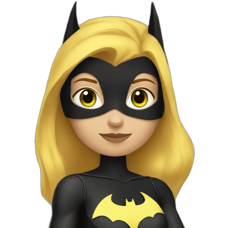 batgirl with cash emoji