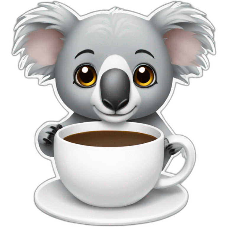 koala-with-coffee emoji