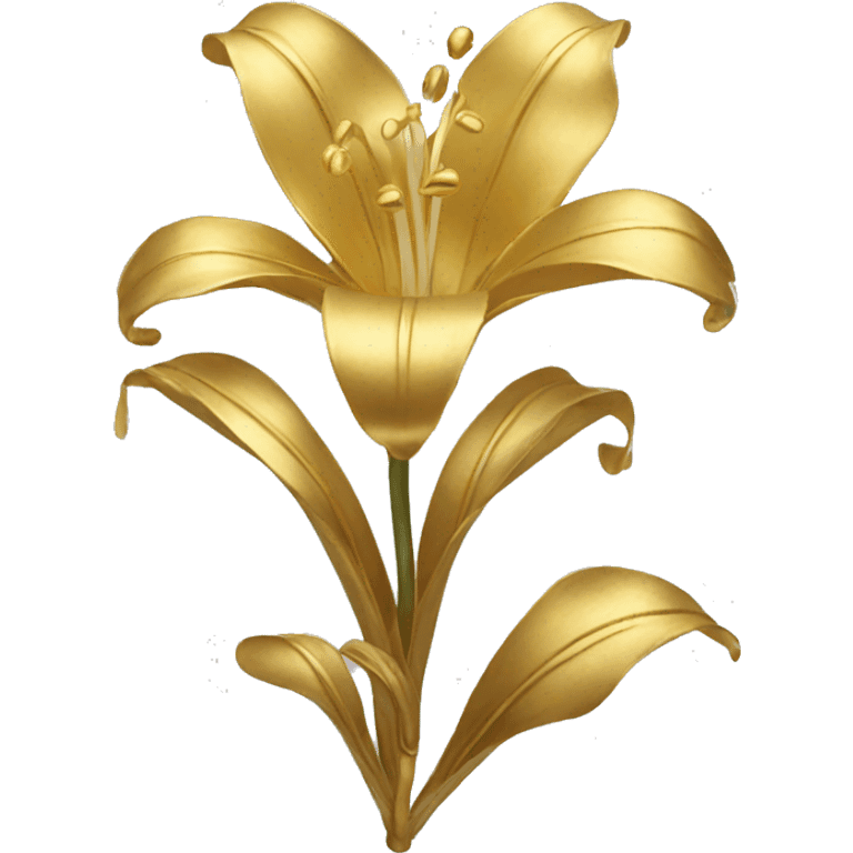 gilded lily emoji