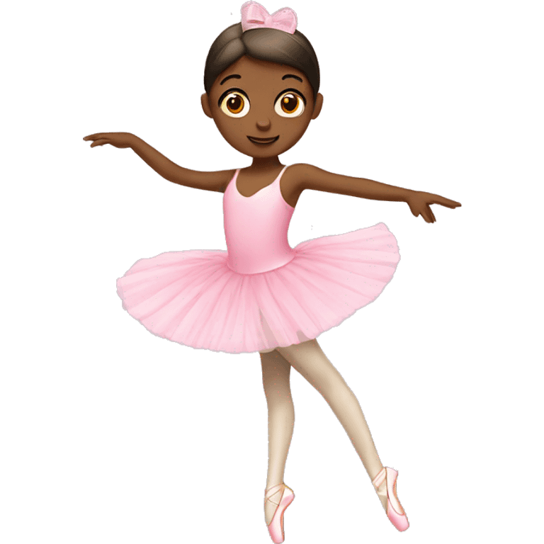 Pink ballerina emoji