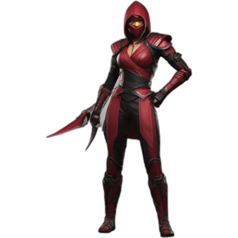 Skarlet from mortal kombat 11 emoji