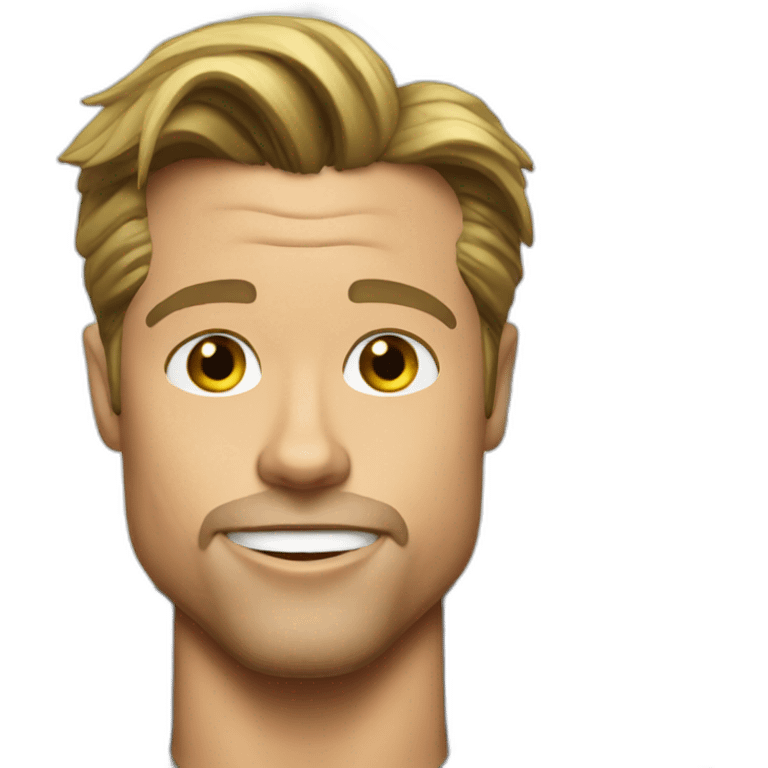 brad pitt emoji