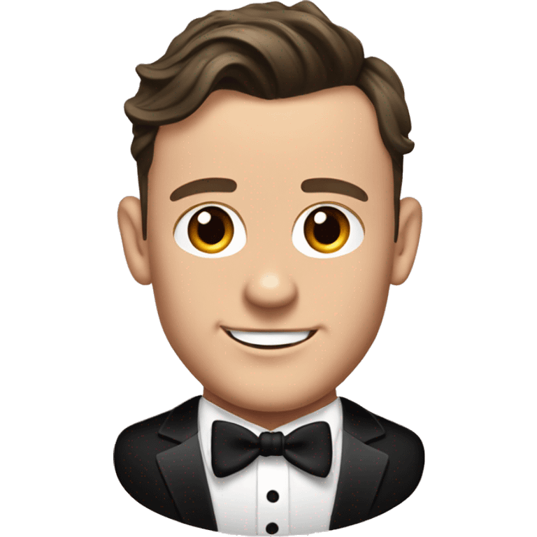 Jonathan Toews in black tuxedo emoji