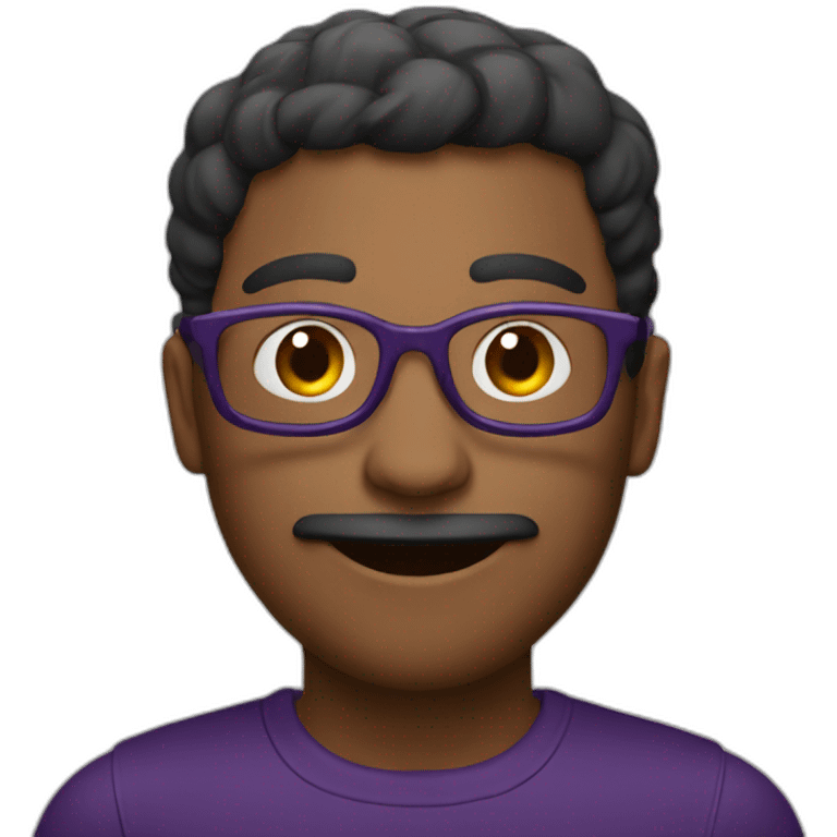 Main avec une aubergine emoji