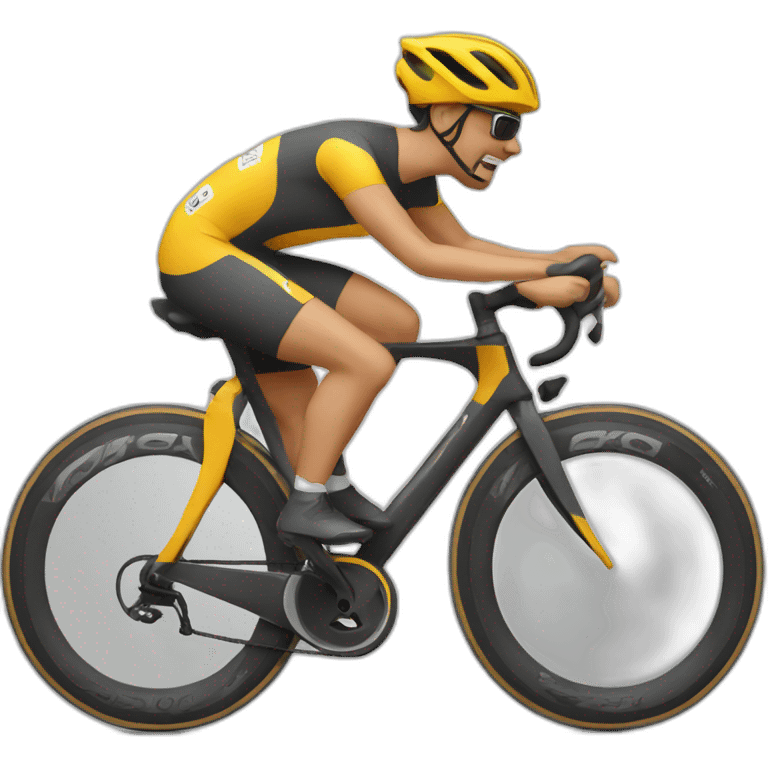 Ciclista saludando emoji