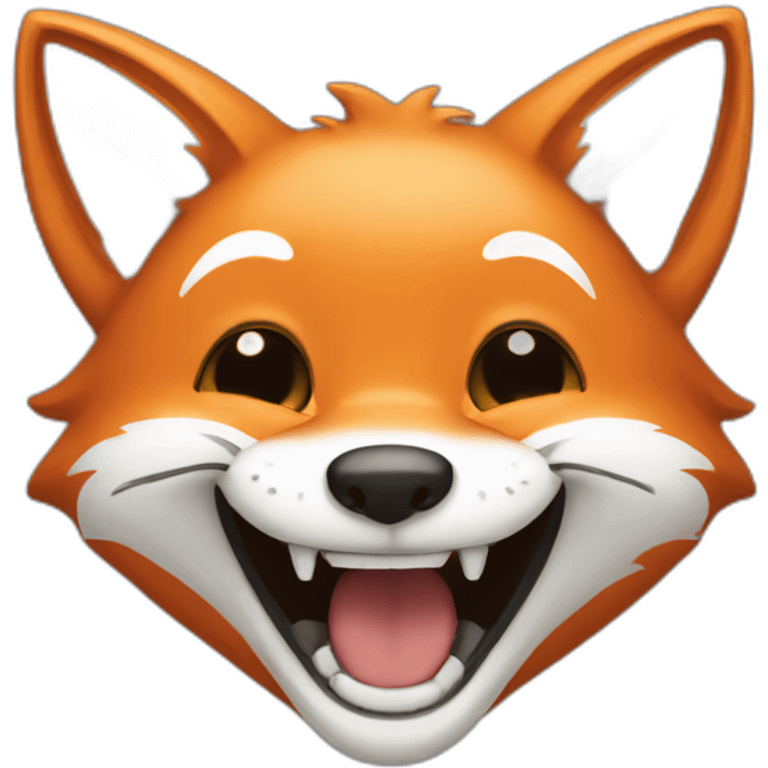 fox laughing emoji