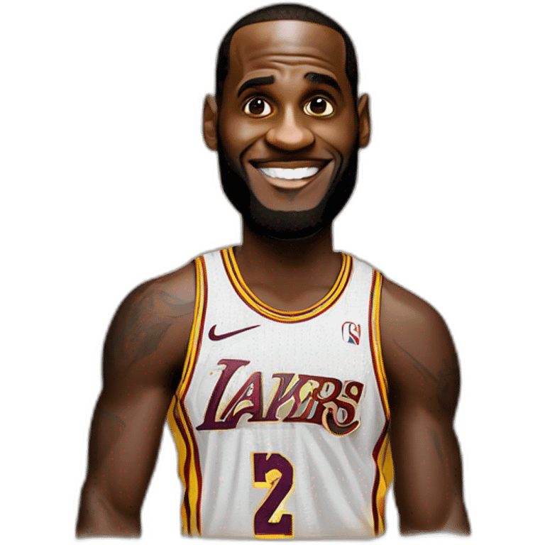 five foot lebron james emoji