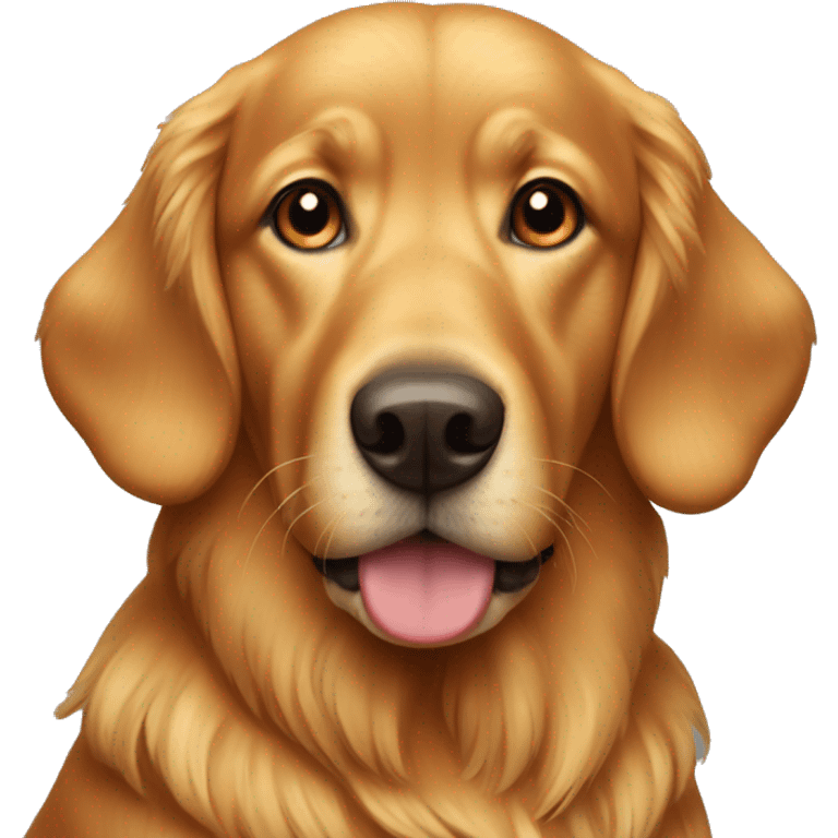 red golden retreiver emoji