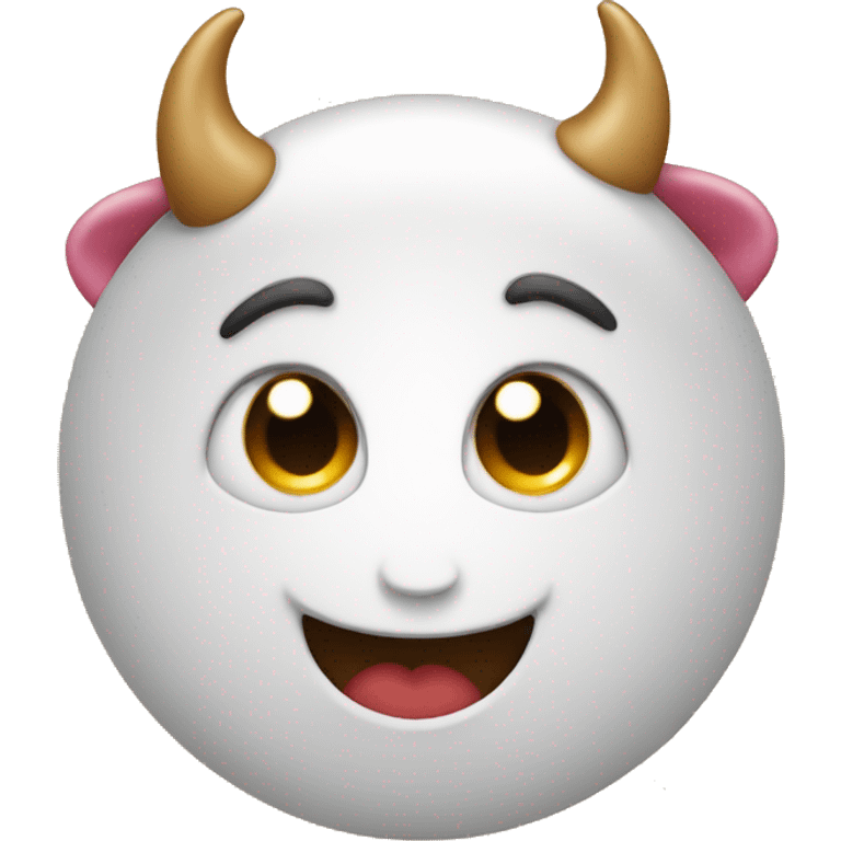 smiling face with horns and hearts emoji