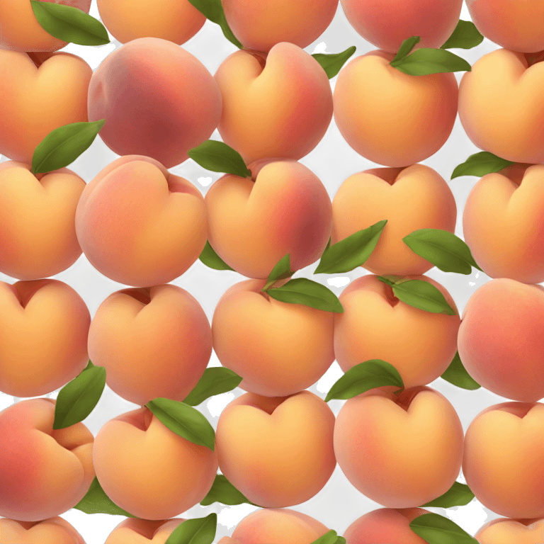 Peach love emoji