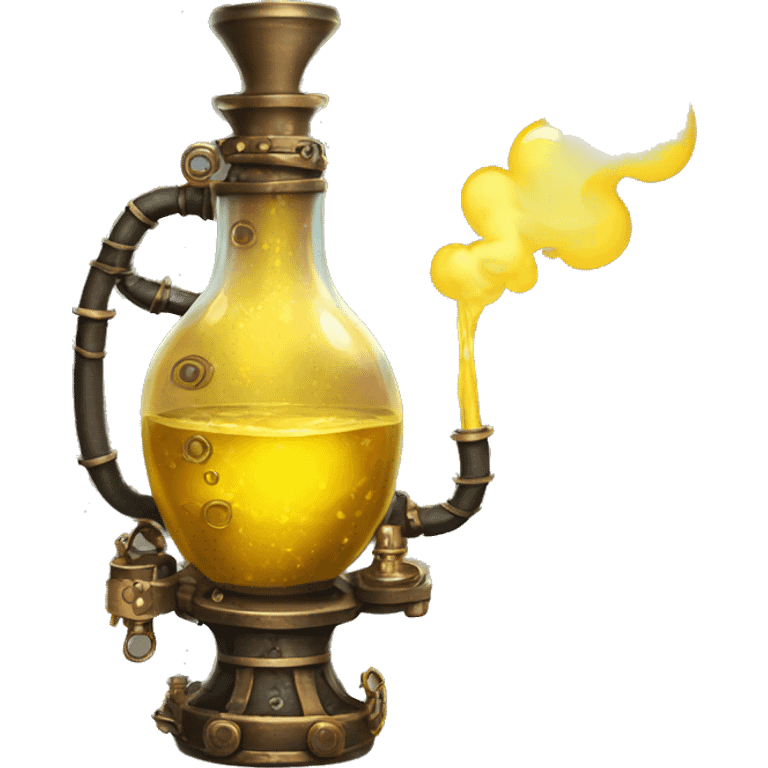 yellow magical steampunk potion emoji