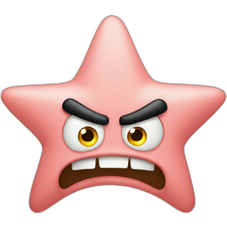 patrick star angry emoji