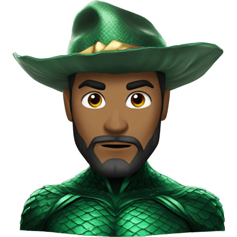 Aquaman with hat emoji