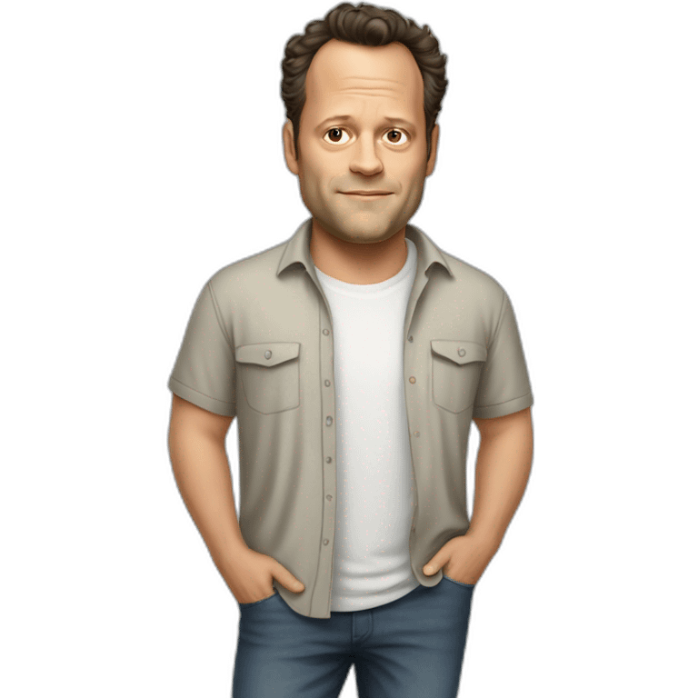 vince-vaughn cartoon wearing shirt emoji