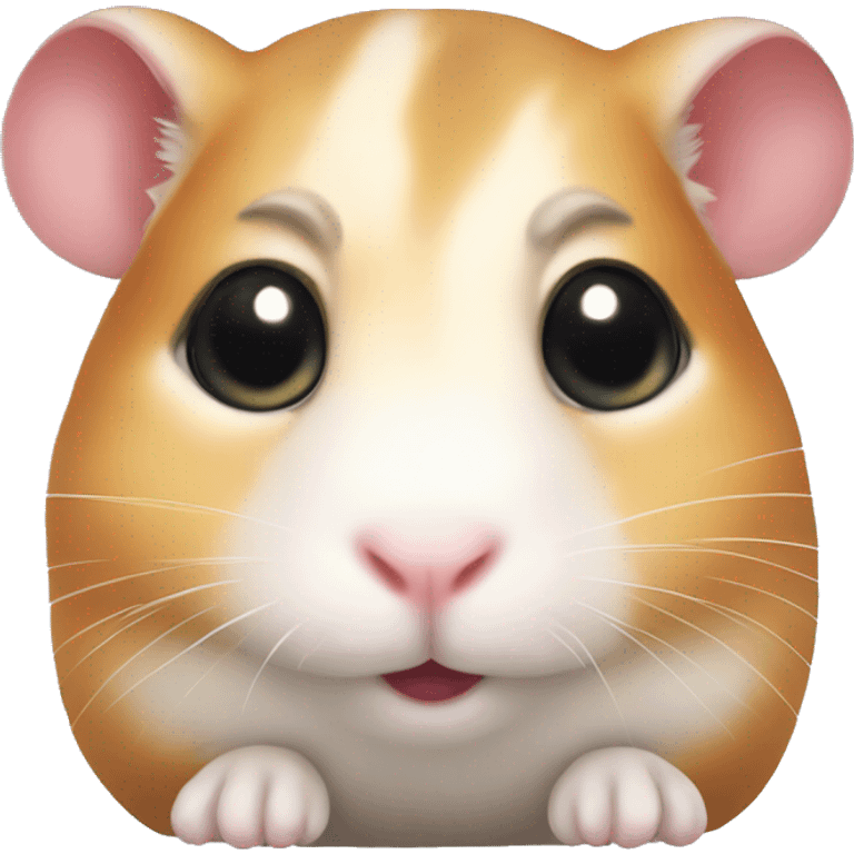 hamster with cute eyes emoji