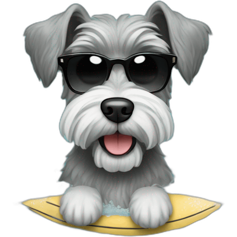 Zwergschnauzer in VW Ocean emoji