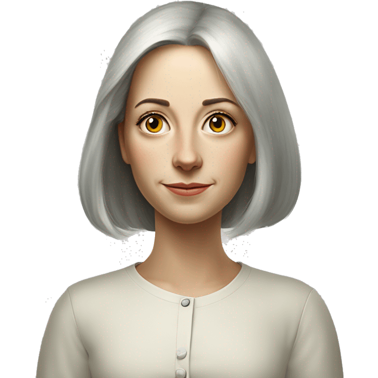 En s'inspirant des toiles de Bosch, portrait de la jeune femme Ève vue de face. Elle a les cheveux longs et ondulés emoji