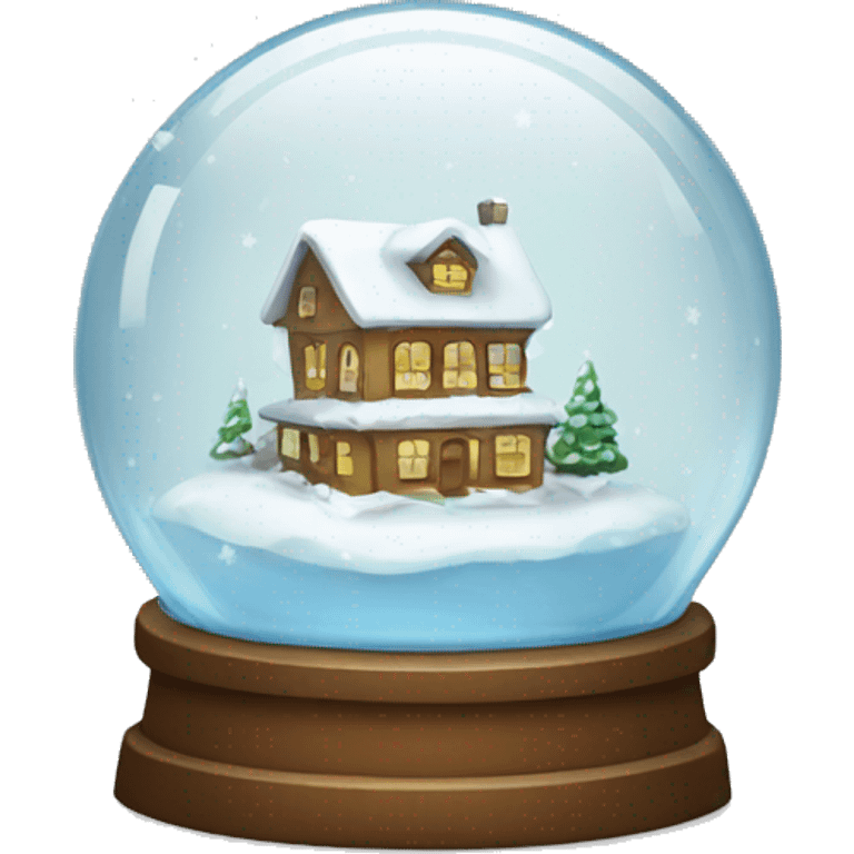 glass snow globe emoji