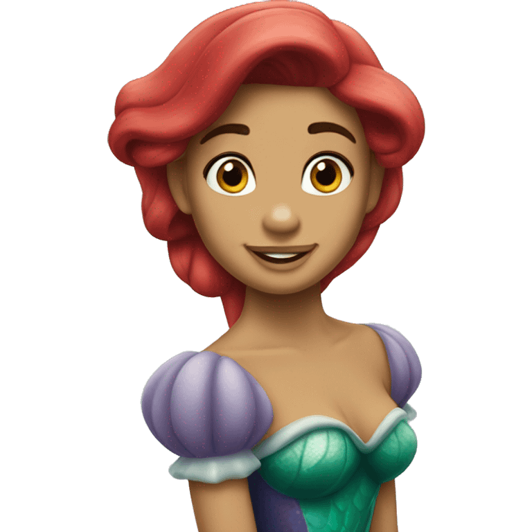 The little mermaid emoji