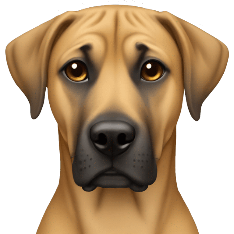 black mouth cur emoji