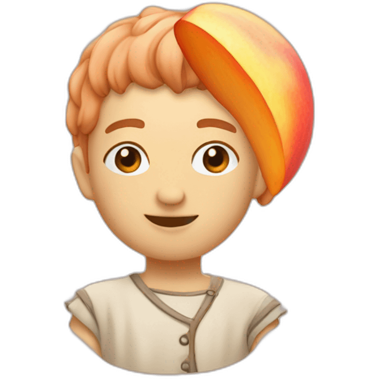 balai in a peach emoji