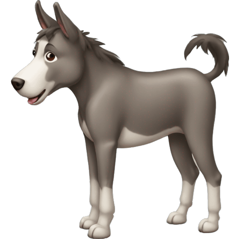 dog donkey mixture emoji