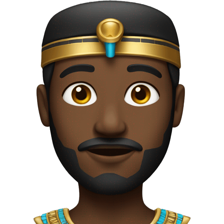 Black pharao emoji