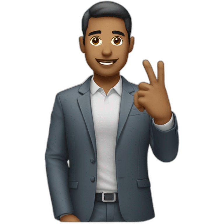 emprendedor con plata en la mano emoji