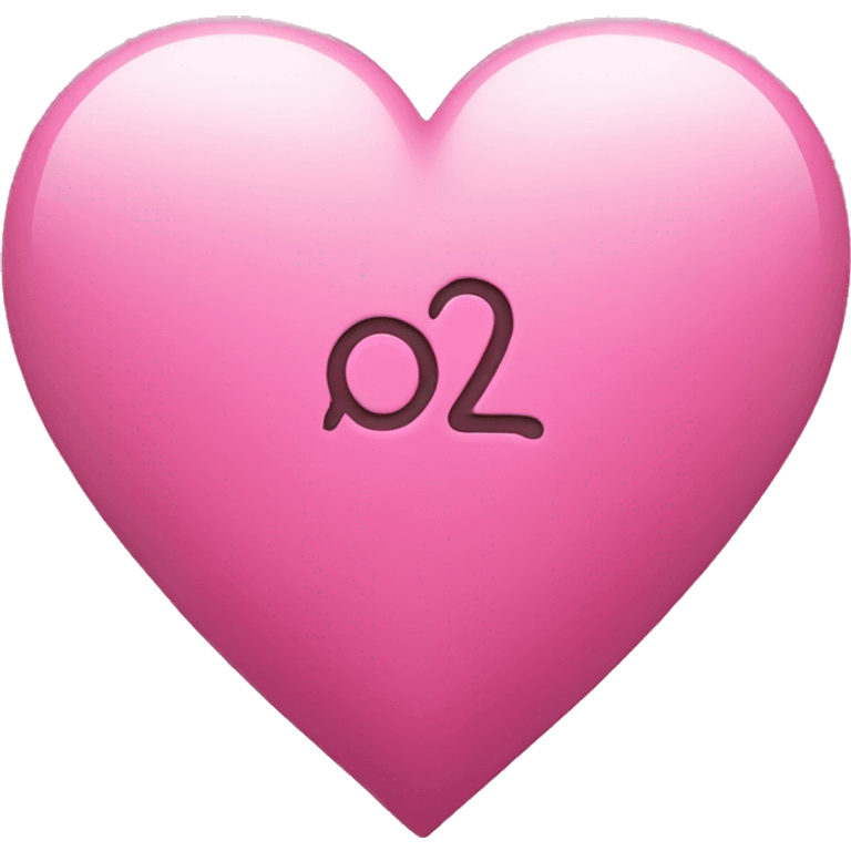 a pink heart with the text „ozan“ written in it  emoji