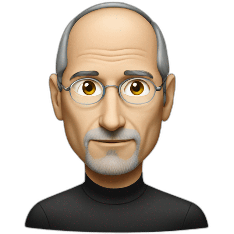 steve jobs side looking emoji