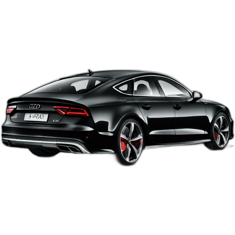 Audi RS7 Black crystal emoji