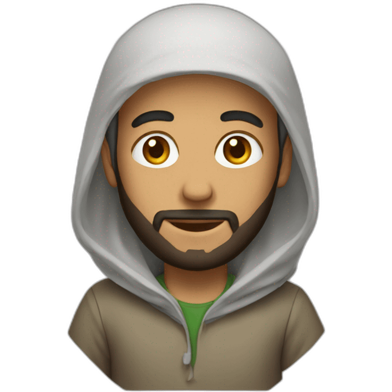 guy with muslim cap emoji