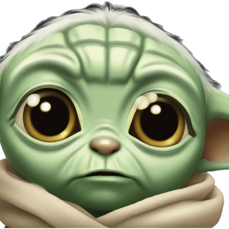 baby yoda sad  emoji