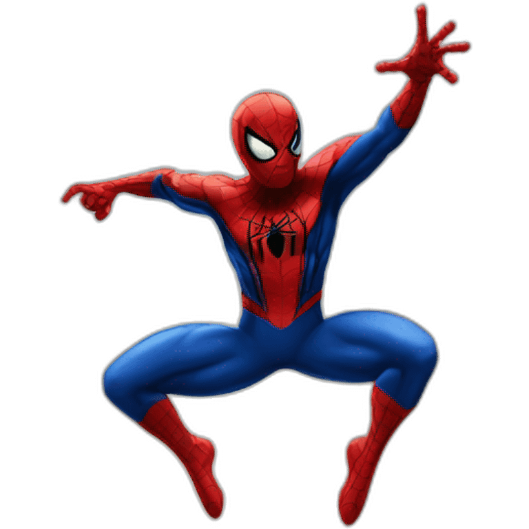 Spiderman one peace emoji