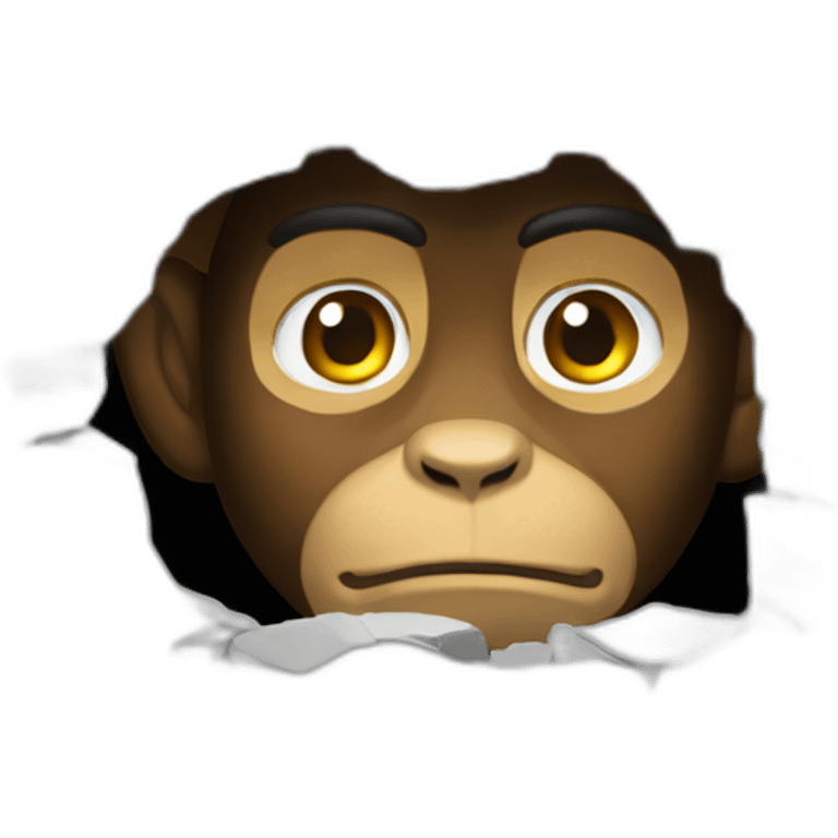 the-rock-in-the-monkey-behind-hole emoji