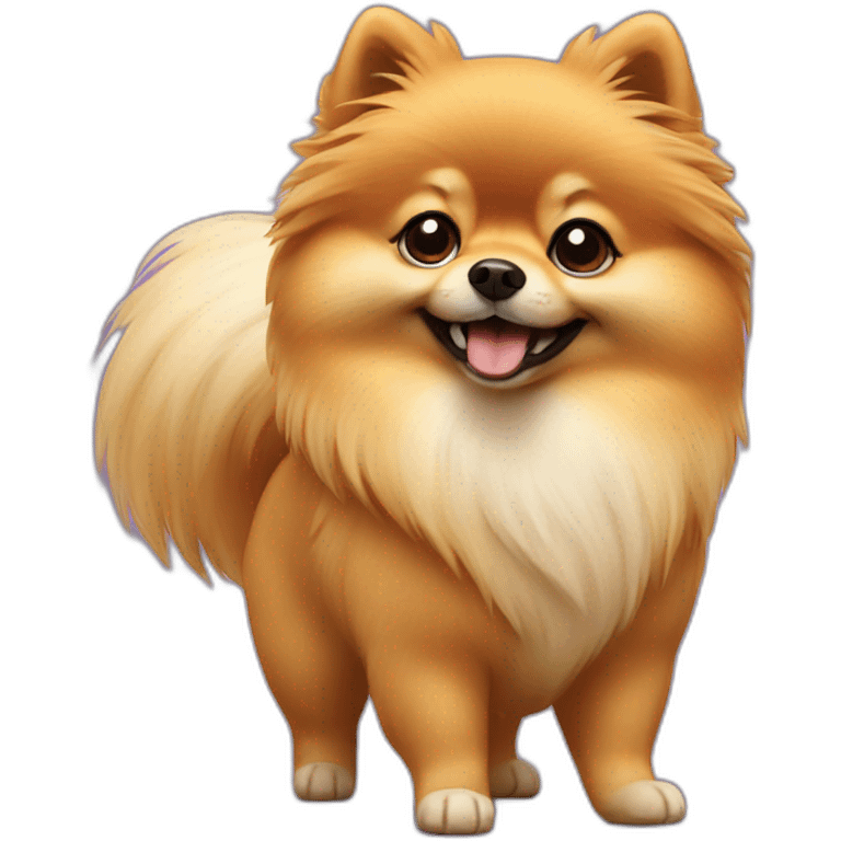 dancing pomeranian emoji