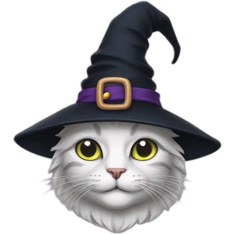 Witch cat emoji