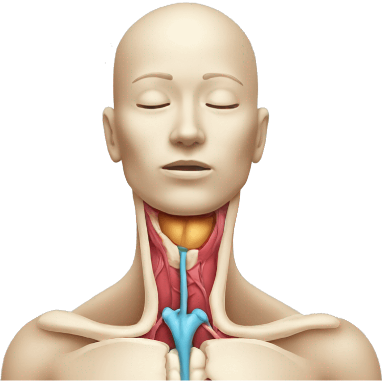 Thyroid anatomy  emoji