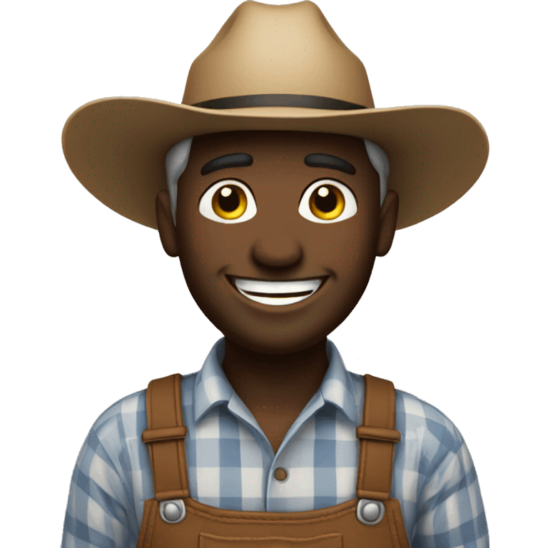 happy farmer emoji