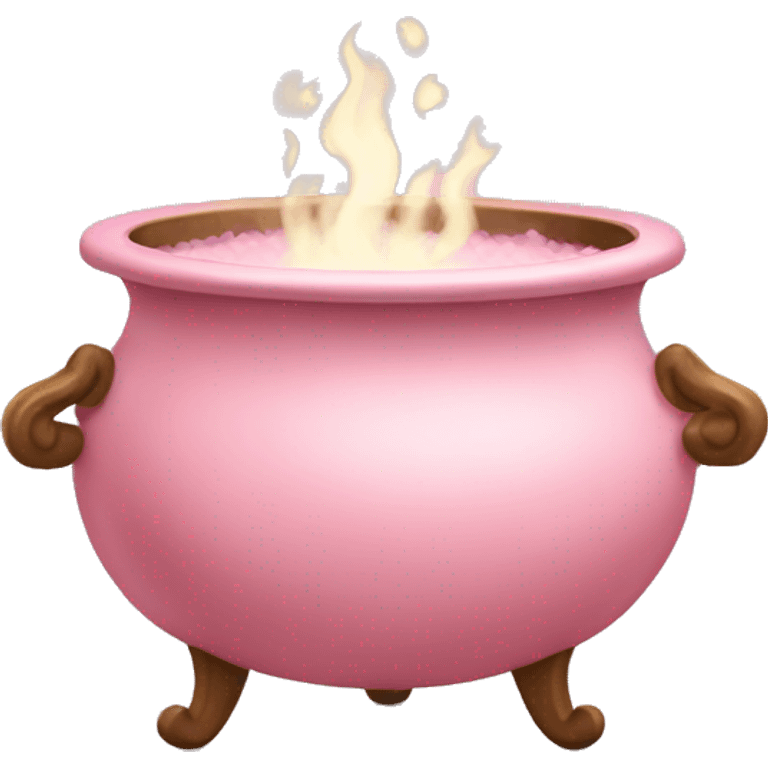 Light pink  cauldron emoji