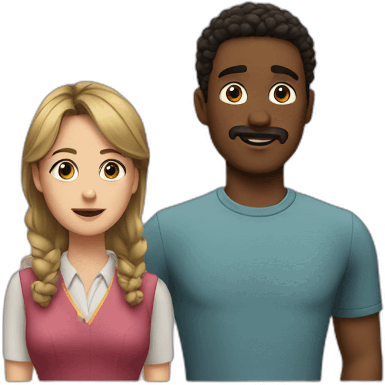 otis and meave from sex education emoji