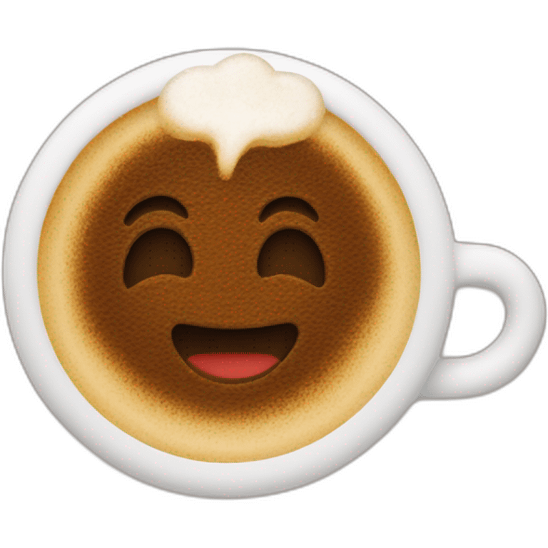 fancy latte in a cup emoji