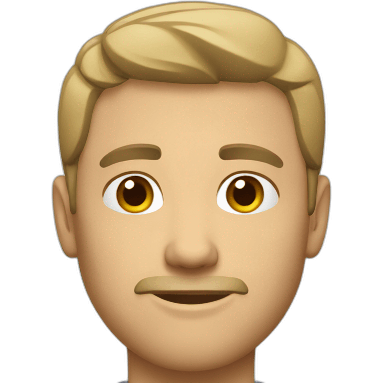 Caucasian man emoji